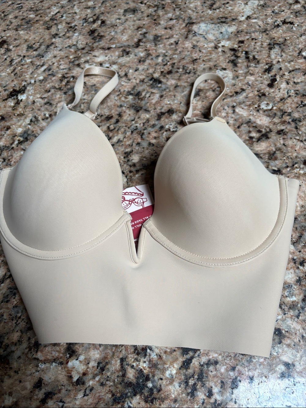 Maidenform Longline Convertible Strapless Bra - Nude Beige